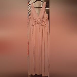 Womens Dusty Rose A14 Azazie  Bridesmaid's Dress